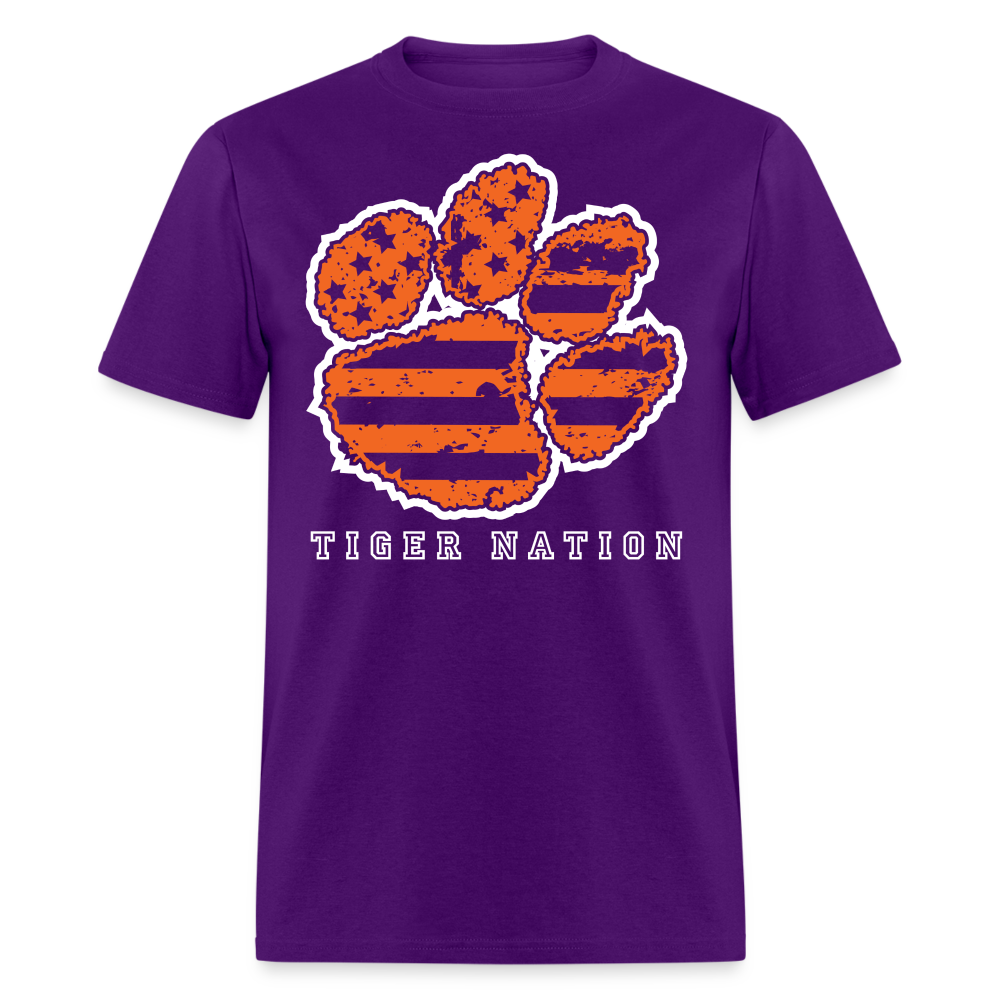 clemson • tiger nation • 100% cotton (purple out) - purple