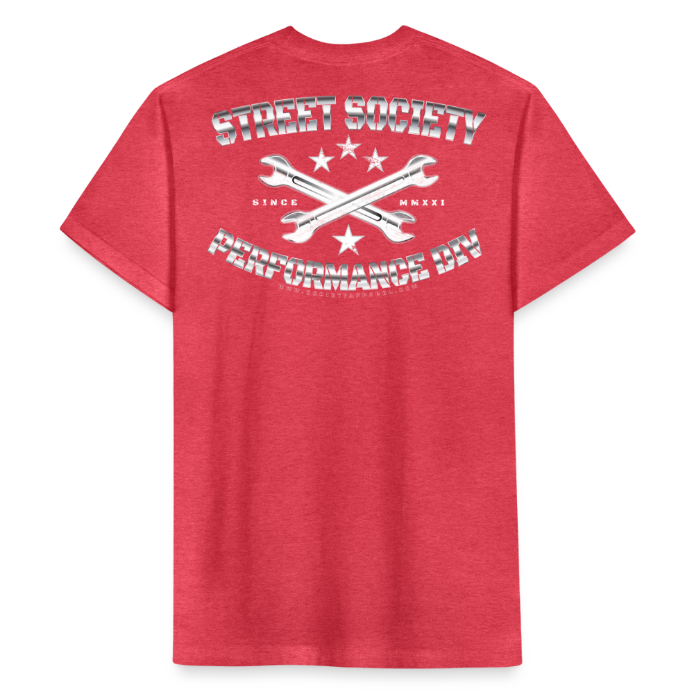 street society • cross-wrench performance div - heather red