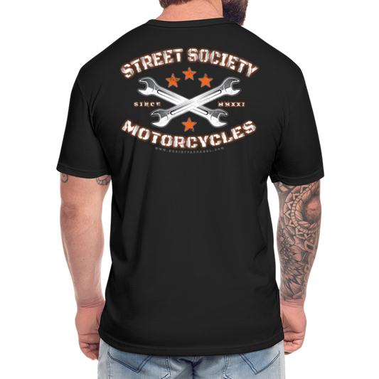 street society • cross-wrench motorcycles - black