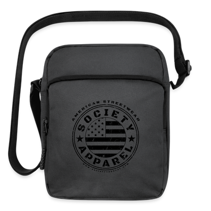 Upright Crossbody Bag - charcoal grey