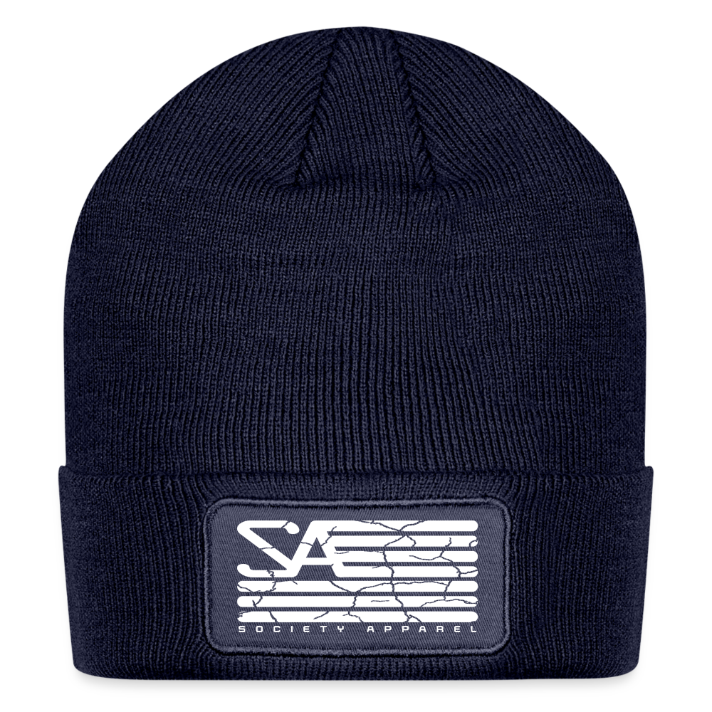 Patch Beanie - navy