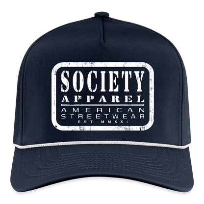 Rope Cap - navy/white