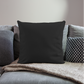 Throw Pillow Cover 18” x 18” - black