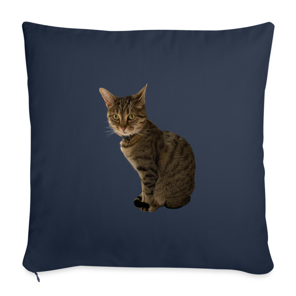 Throw Pillow Cover 18” x 18” - navy