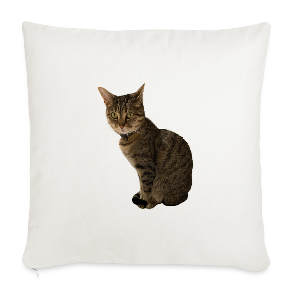 Throw Pillow Cover 18” x 18” - natural white