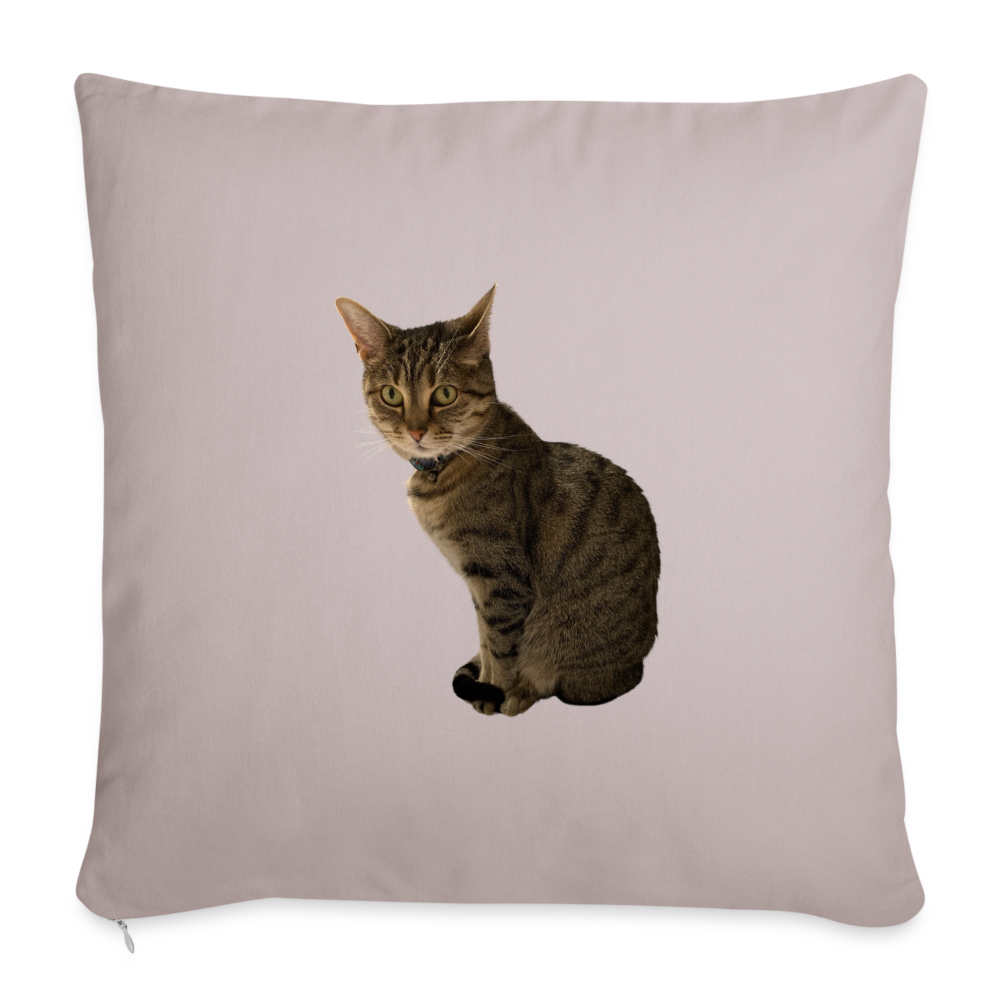 Throw Pillow Cover 18” x 18” - light taupe