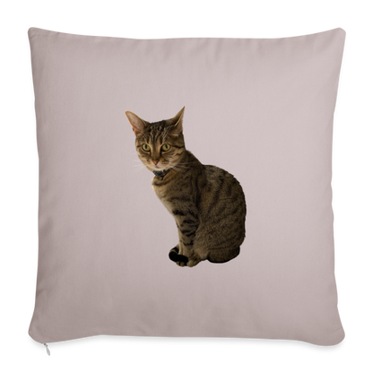 Throw Pillow Cover 18” x 18” - light taupe