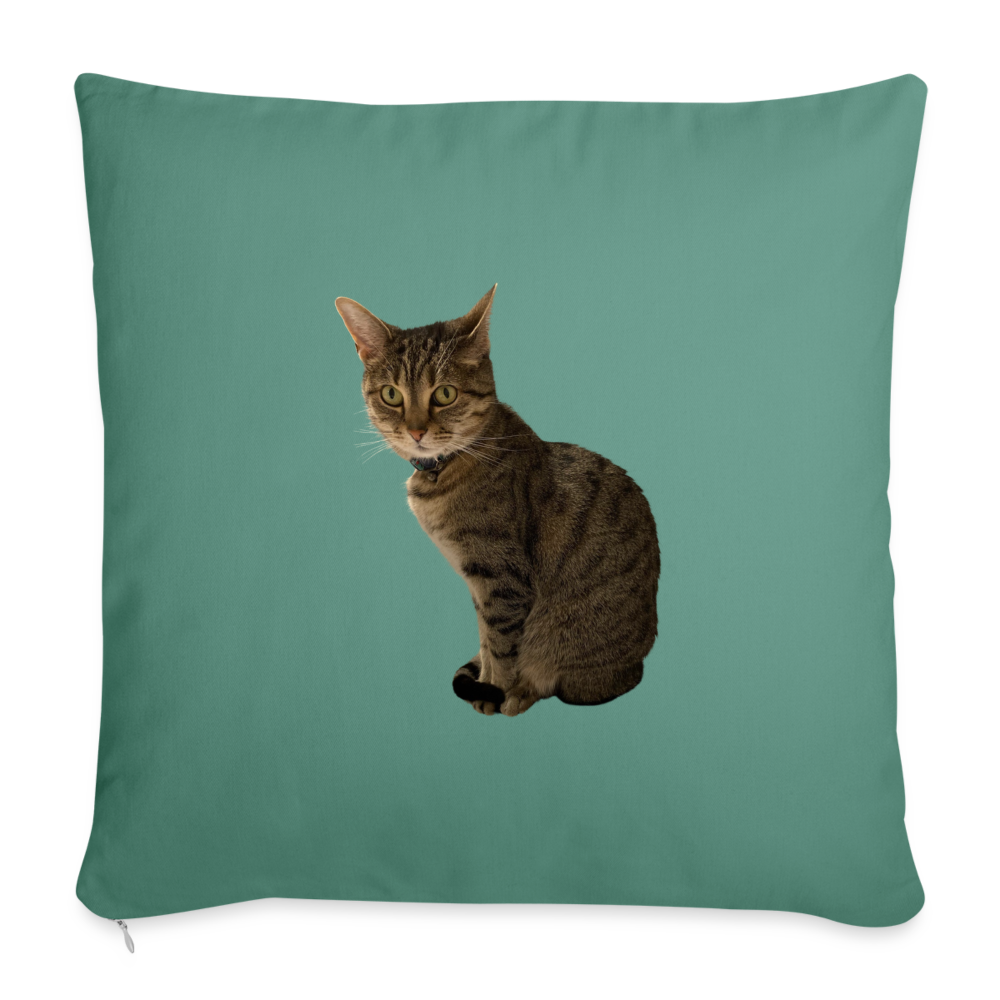 Throw Pillow Cover 18” x 18” - cypress green