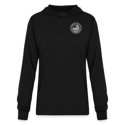 Unisex Long Sleeve Hoodie Shirt - black