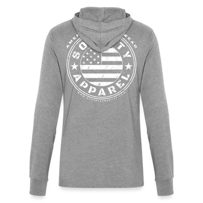 Unisex Long Sleeve Hoodie Shirt - heather grey