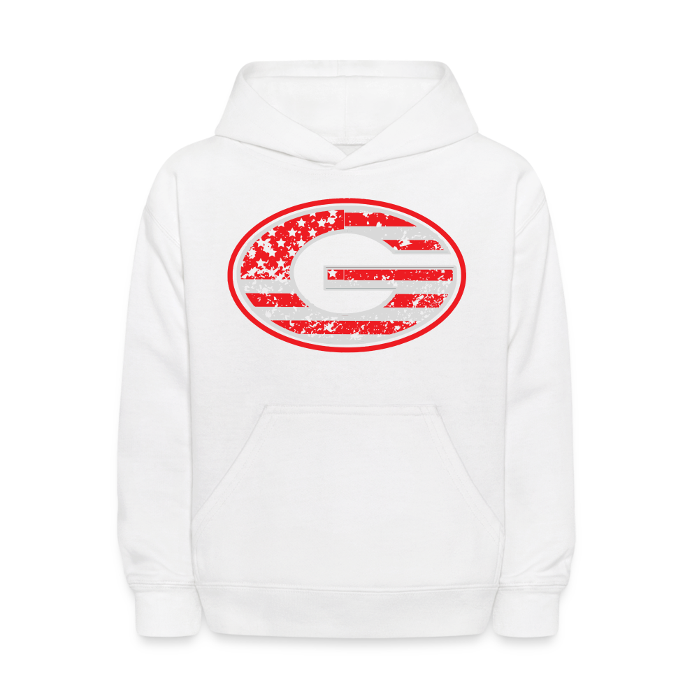 Kids' Hoodie - American G - white