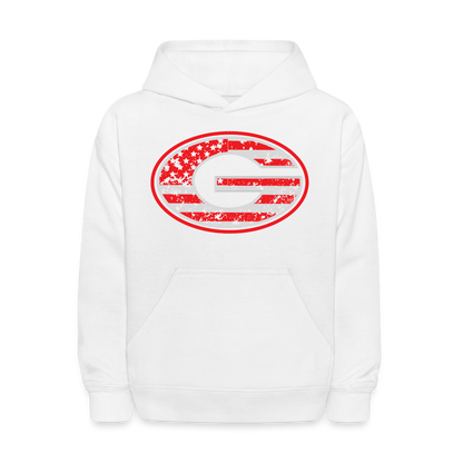 Kids' Hoodie - American G - white
