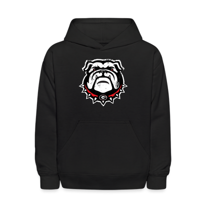 Kids' Hoodie - Dawg Head - black