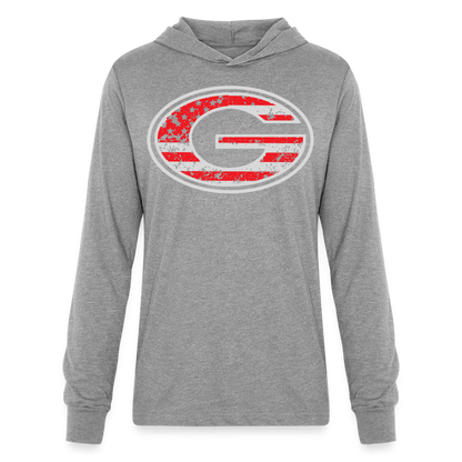 Unisex Long Sleeve Hoodie Shirt - heather grey