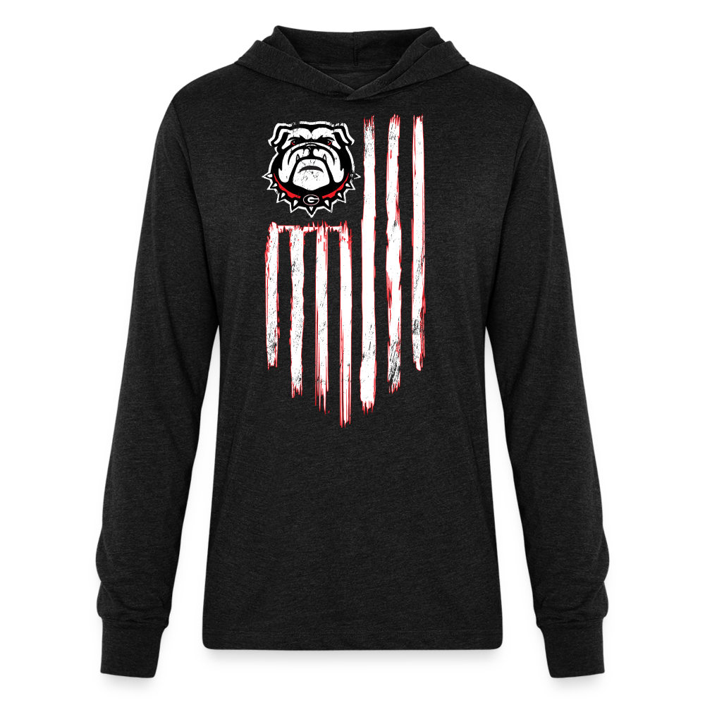 Dawg Flag Hoodie T - heather black