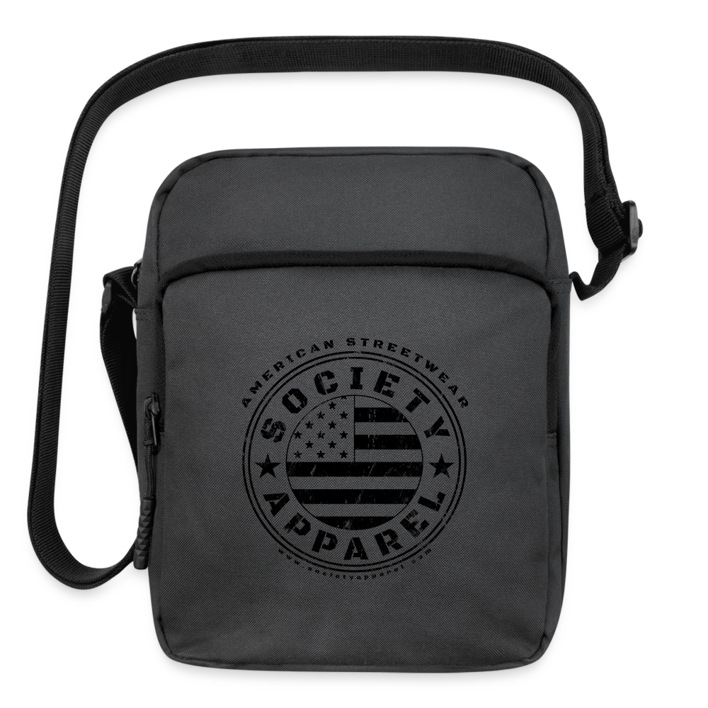 Upright Crossbody Bag - charcoal grey