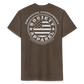 society essentials • 3d circle flag logo (grayscale) - heather espresso