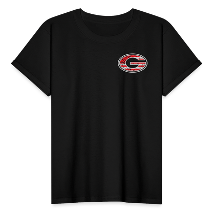 georgia • youth flag G - black