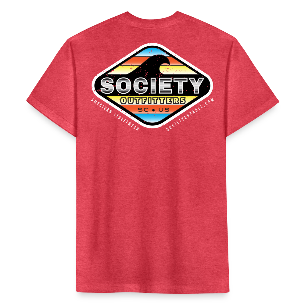 society outfitters • ride the wave - heather red