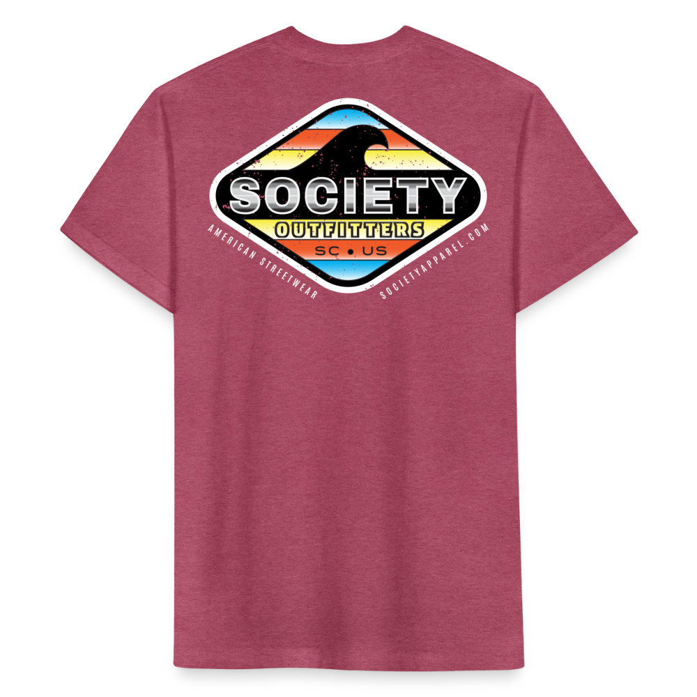 society outfitters • ride the wave - heather burgundy