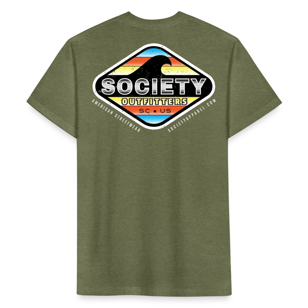 society outfitters • ride the wave - heather military green