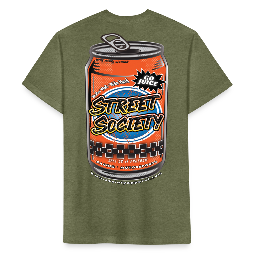 street society • go juice - heather military green