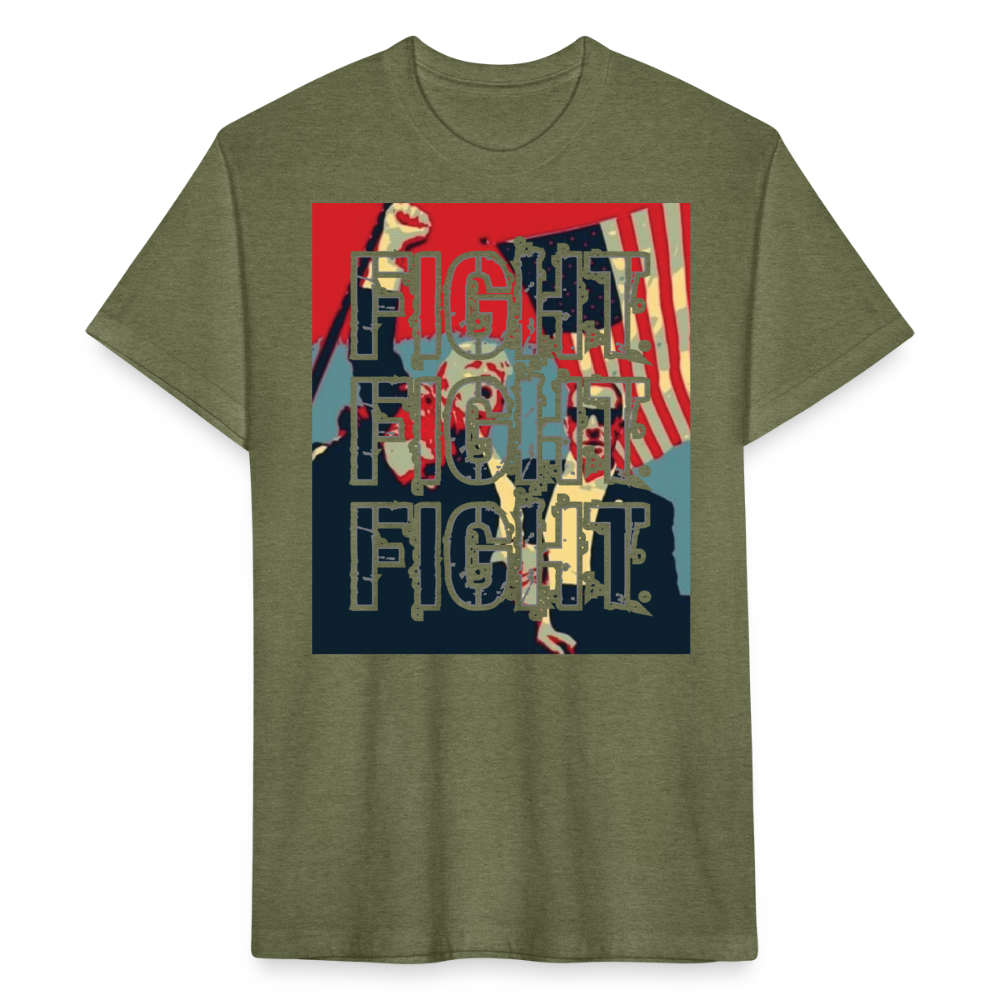 patriot society • fight fight fight - heather military green