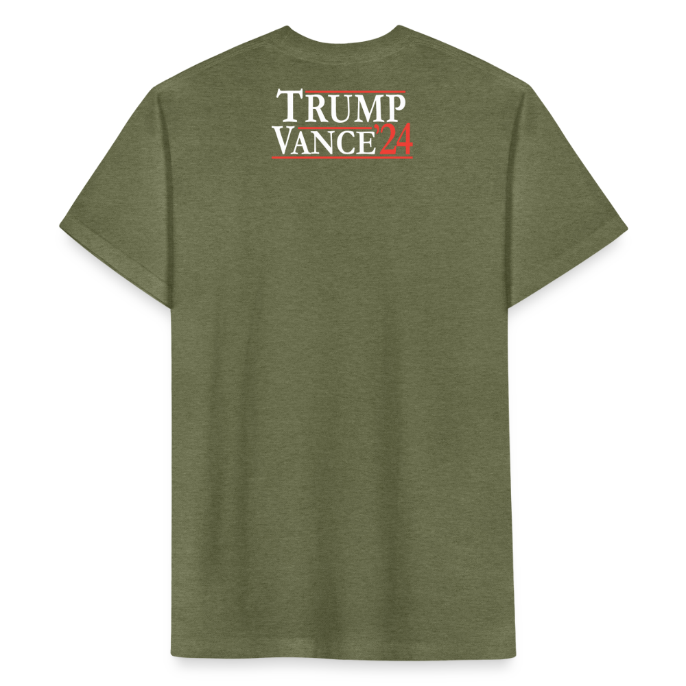 patriot society • fight fight fight - heather military green