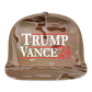 patriot society • trump vance '24 flatbill trucker hat - MultiCam\tan