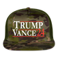 patriot society • trump vance '24 flatbill trucker hat - MultiCam\green