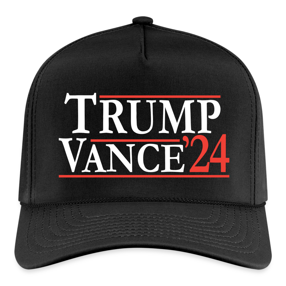 patriot society • trump vance '24 rope cap - black/black