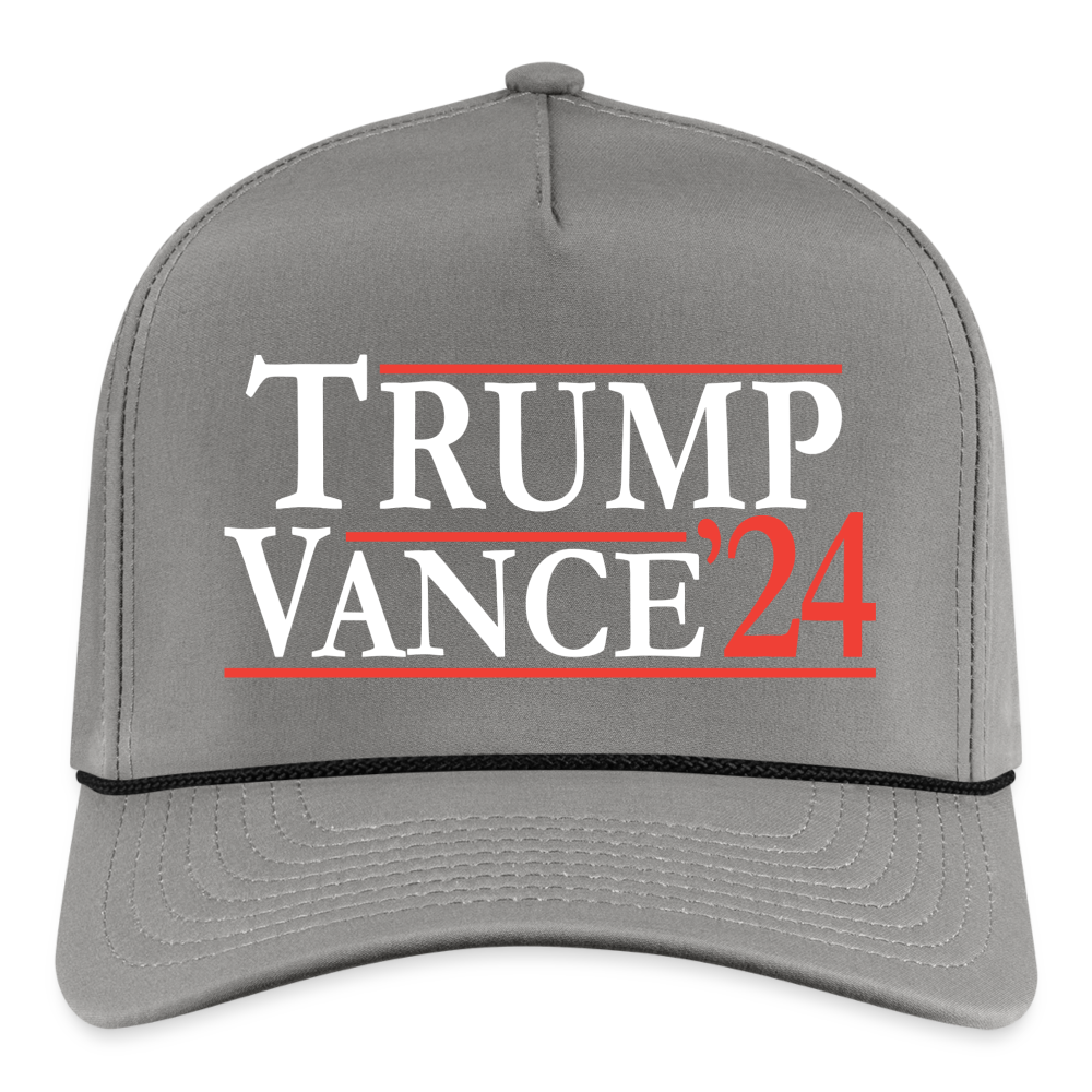 patriot society • trump vance '24 rope cap - gray/black