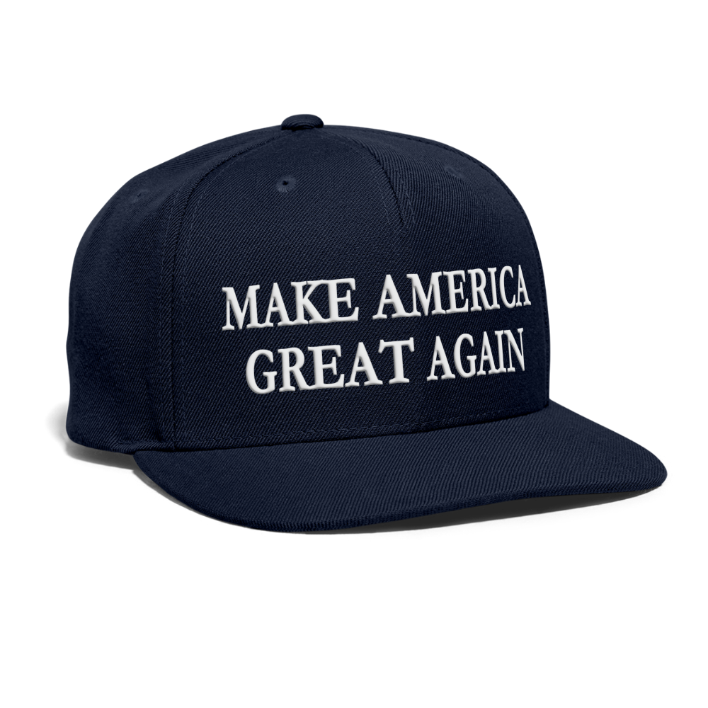 patriot society • maga flatbill snapback - navy