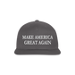 patriot society • maga flatbill snapback - dark grey