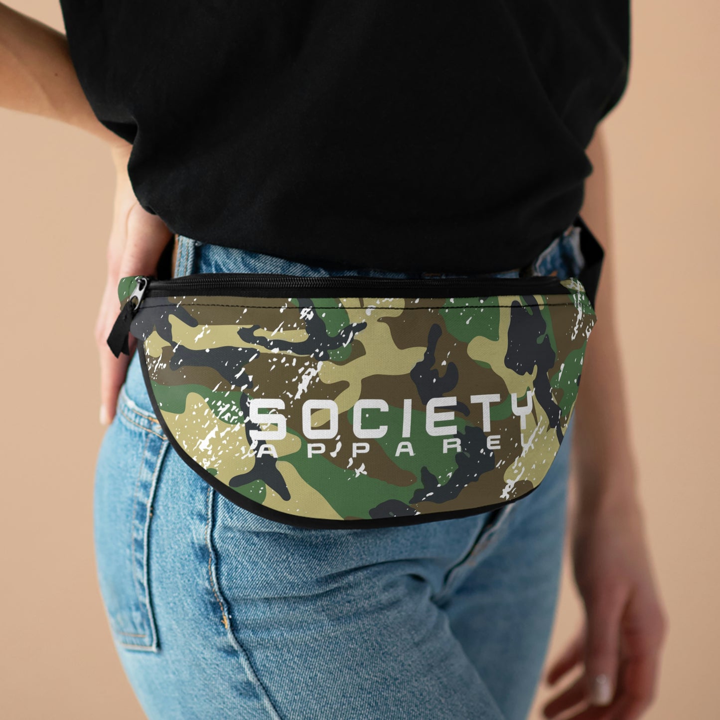 society essentials • deluxe edc carrier (woodland camo)