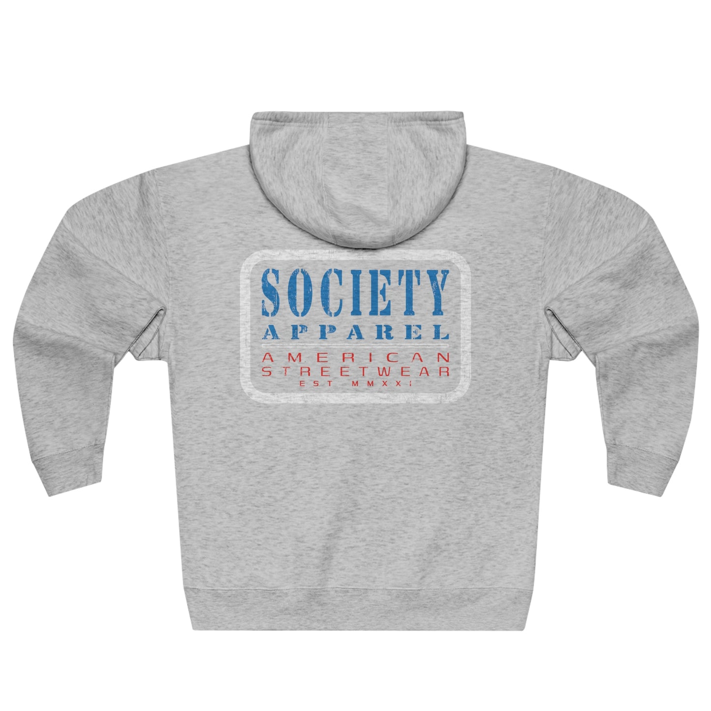 society apparel essentials • unisex zip-up