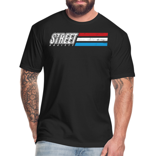 street society - american stripe - black