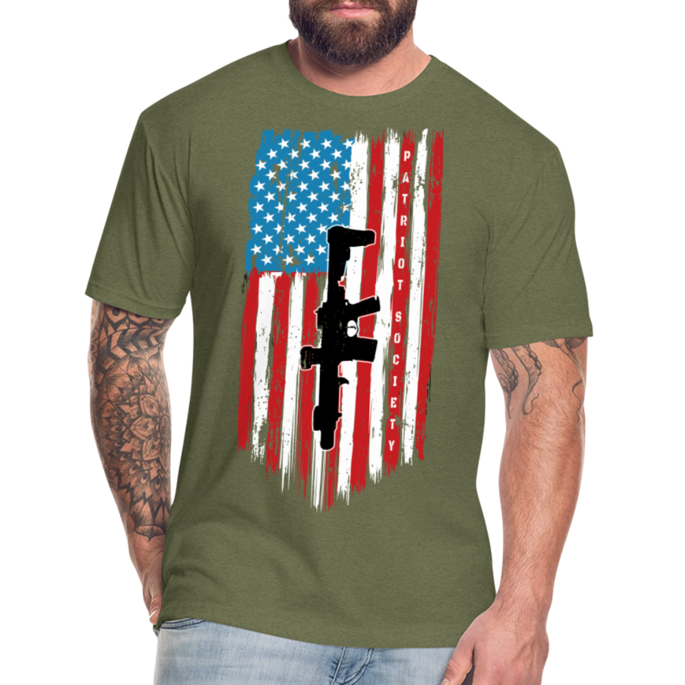 patriot society • ar reloaded vertically - heather military green