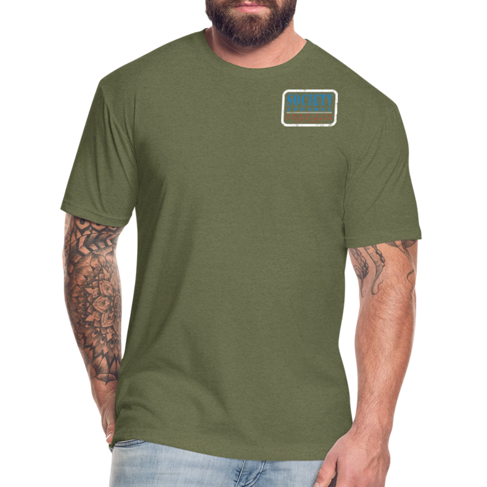 society apparel essentials - american streetwear - heather military green