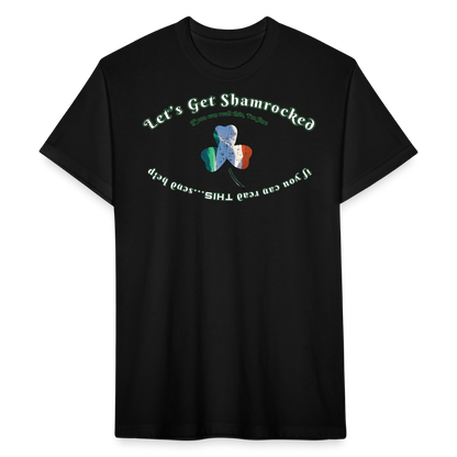 st patty's day • shamrocked - black