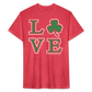st patty's day • LOVE (to drink) - heather red