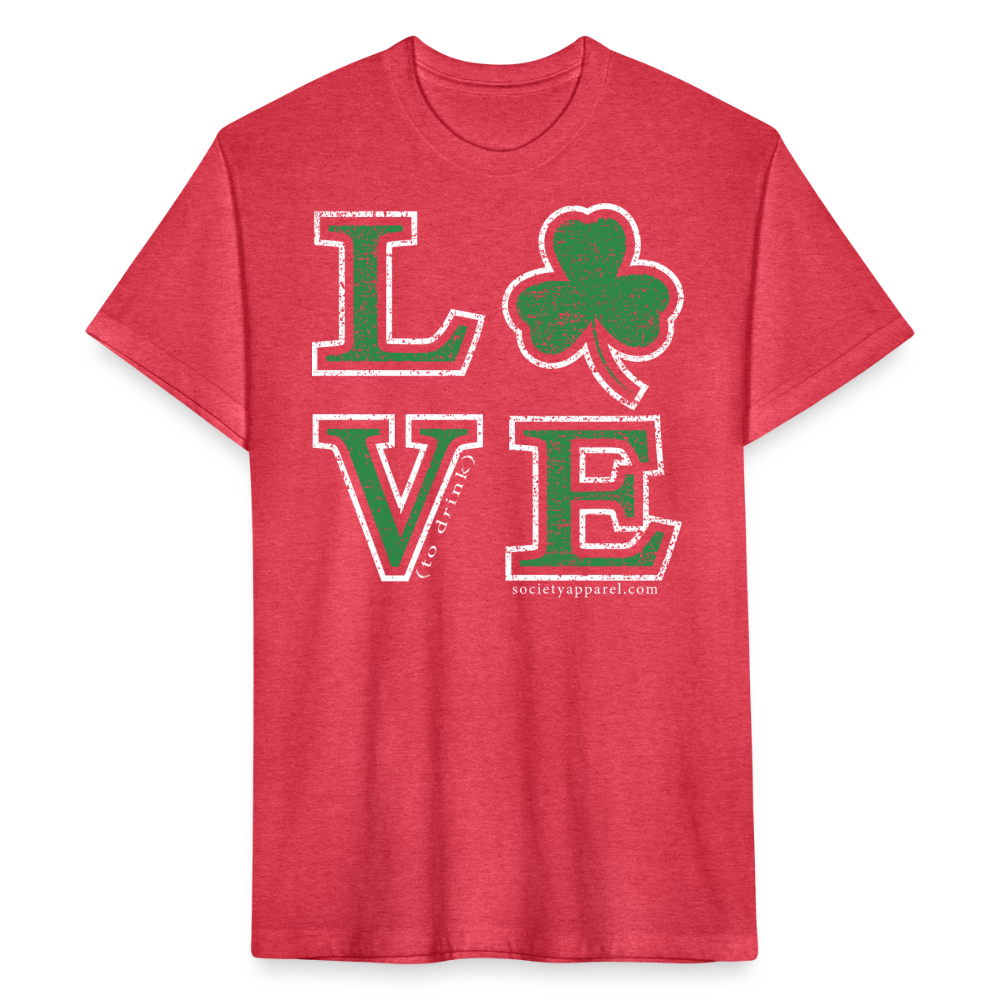 st patty's day • LOVE (to drink) - heather red