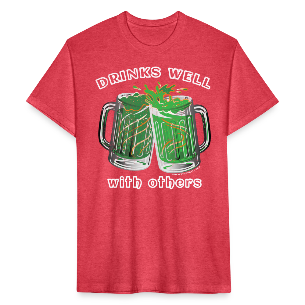st patty's day • clink clink w/back - heather red