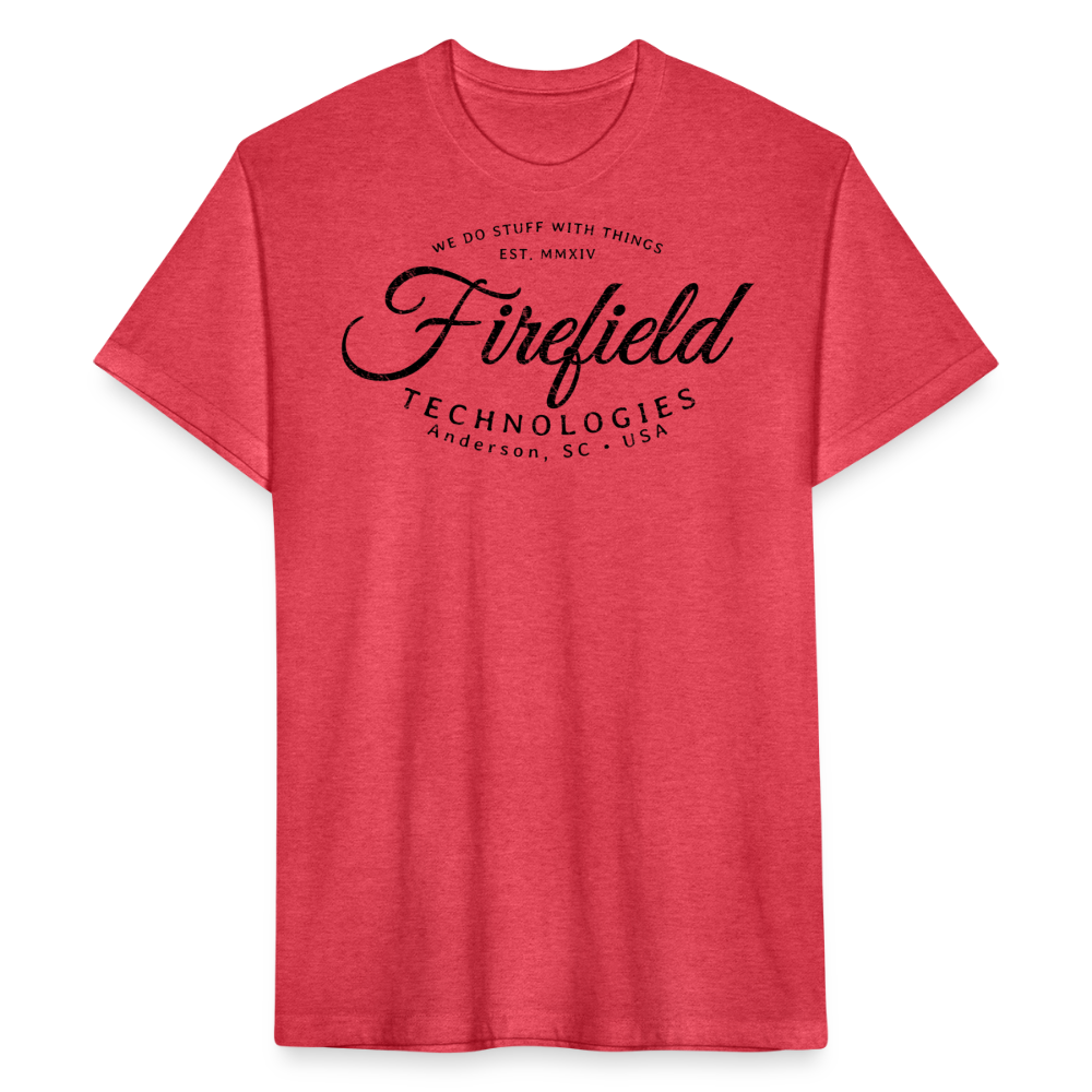 Firefield Technologies • We Do Stuff (black) - heather red