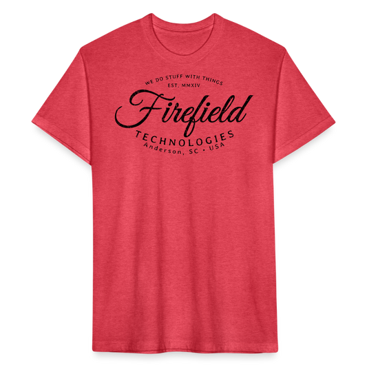 Firefield Technologies • We Do Stuff (black) - heather red