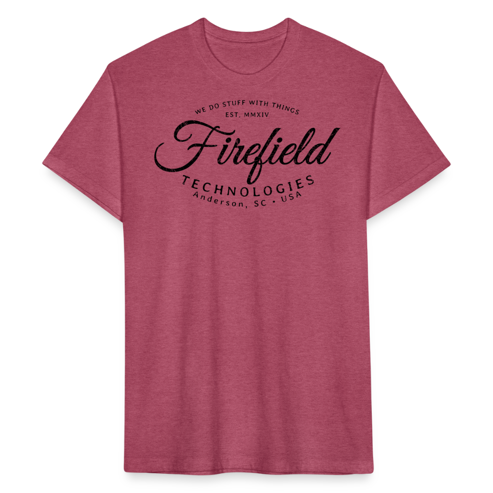 Firefield Technologies • We Do Stuff (black) - heather burgundy