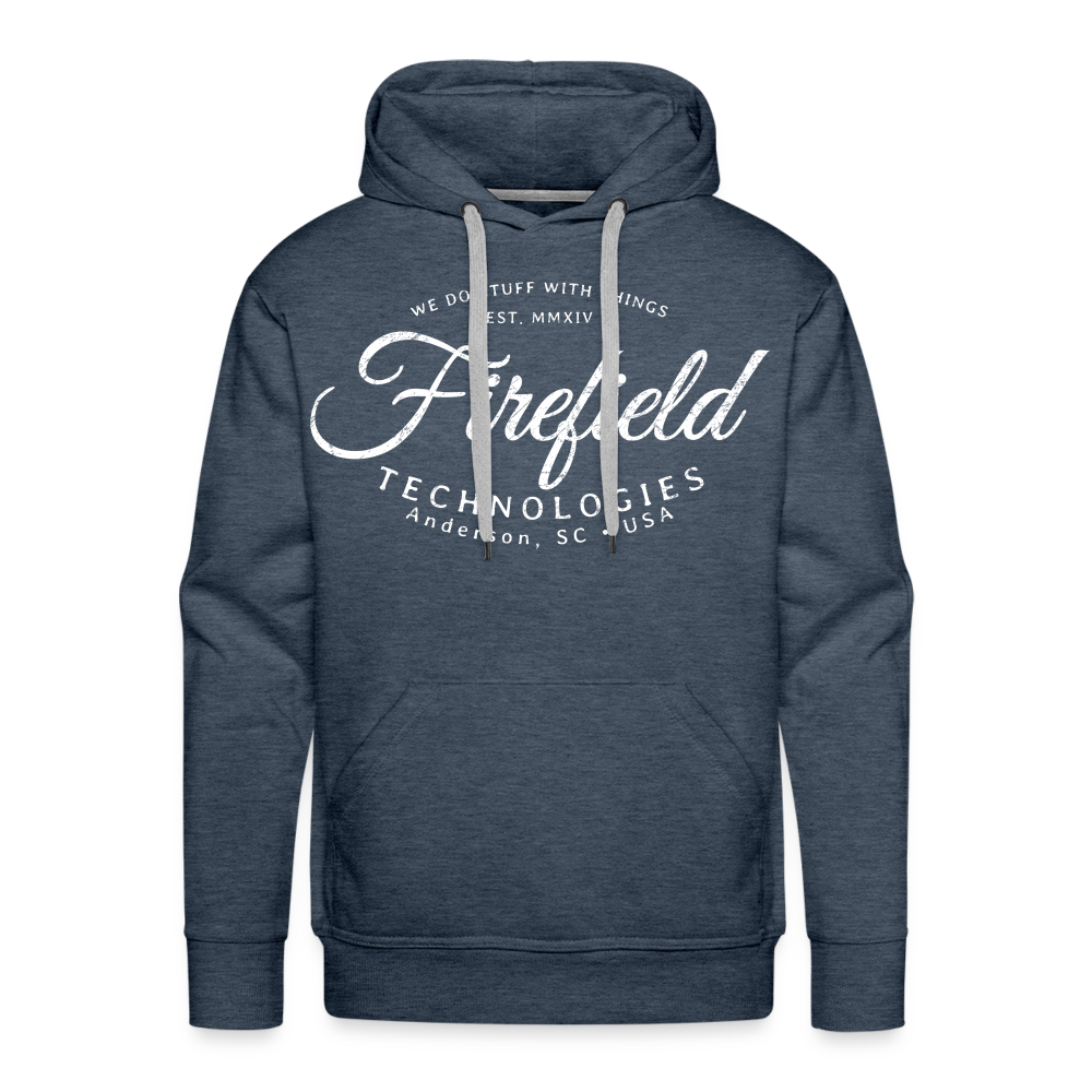 Firefield Technologies • We Do Stuff Hoodie - heather denim