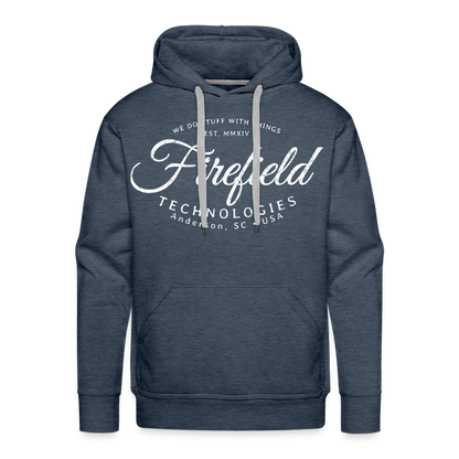 Firefield Technologies • We Do Stuff Hoodie - heather denim