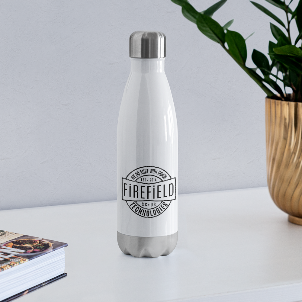 Firefield Technologies • Insulated Stainless Steel Water Bottle - white