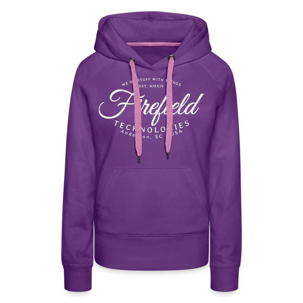 Firefield Technology • We Do Stuff Women's Hoodie - purple 